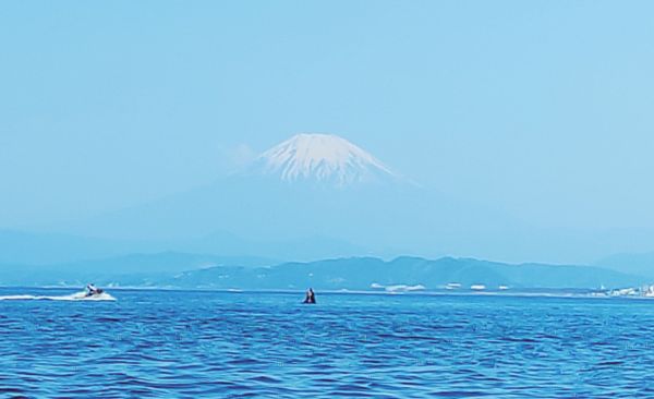 View from Ferry going to Iwaya Caves